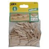 Wolfcraft 50 dřevěnýchkolíků buk D6x30mm 2906000 - Image 3