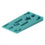 Wolfcraft 40 dištančných klinov plast 6930000
