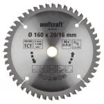 Wolfcraft pílový kotúč jemné rezy ø160x20,16 Z48 6620000