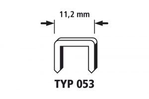 Wolfcraft Široké sponky do sponkovačky výška 10 mm 1000 ks 7036000