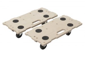 Wolfcraft 2 x FT 400 - sťahovacie vozíky Puzzle Boards 5543000