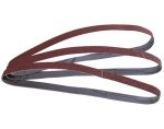 Wolfcraft 3 x textilní brusné pásy 80 1725000