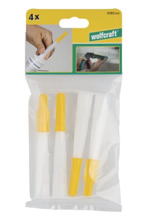 Wolfcraft 4 ks aplikačné špičky s uzáverom 4365000