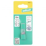 Wolfcraft 6ks náhradných nožov pre 5892 a 4151, obj. číslo 5893000