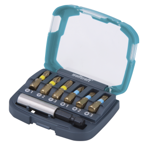 Wolfcraft box s diamantovými bitmi, pre skrutky s krížovou drážkou (PH/PZ), 7-dielny 2963000